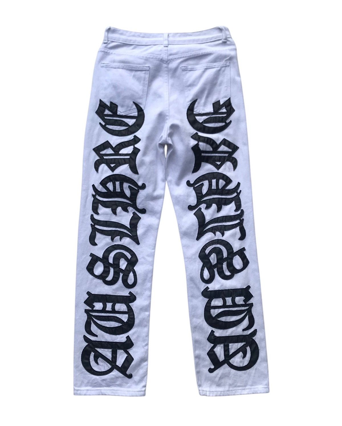 Other Slash Youth Back Pu Letter Streetwear Hip Hop Pants Size US 29 - 1 Thumbnail
