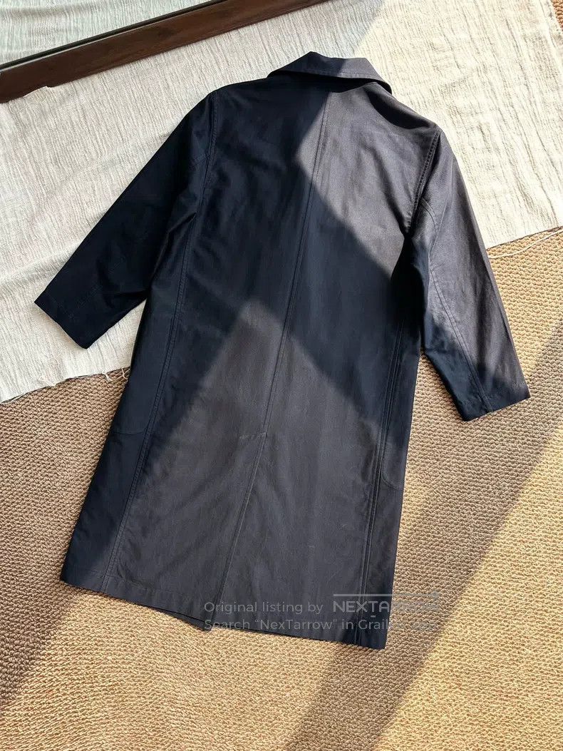 Hermes Hermes Margiela Era Classic Black Double F Logo Coat - Bla Size S / US 4 / IT 40 - 2 Thumbnail