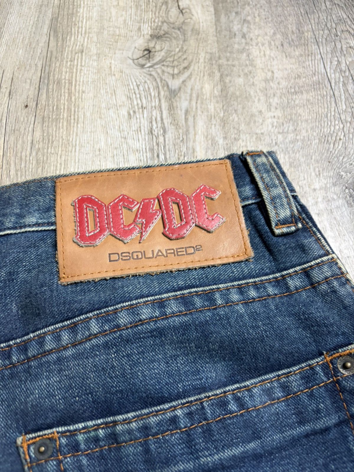 Dsquared2 Iconic Ranger “Antifit” Leather Patch Denim Pants Size US 30 / EU 46 - 9 Thumbnail
