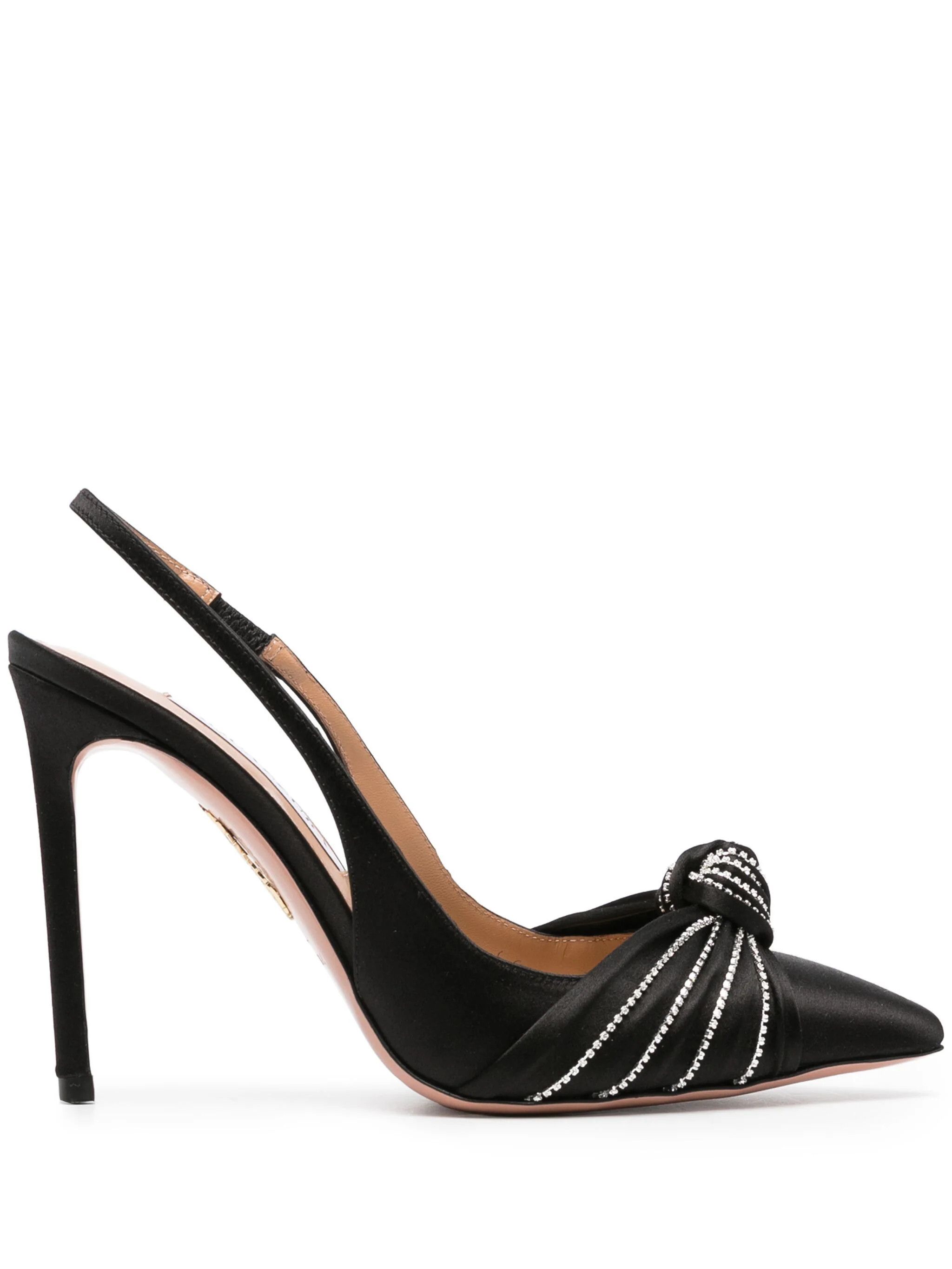 Aquazzura o1srvl11e1024 Pump in Black Size US 6 / IT 36 - 2 Thumbnail