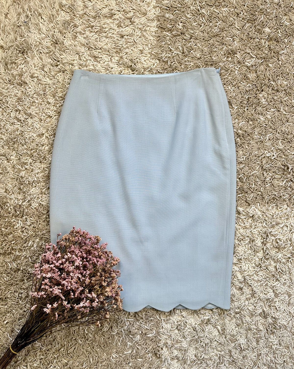 image of Archival Clothing Ralph Laurent Black Label Pencil Skirt Rl Rrl Made In Usa in Mint, Women's (Size 