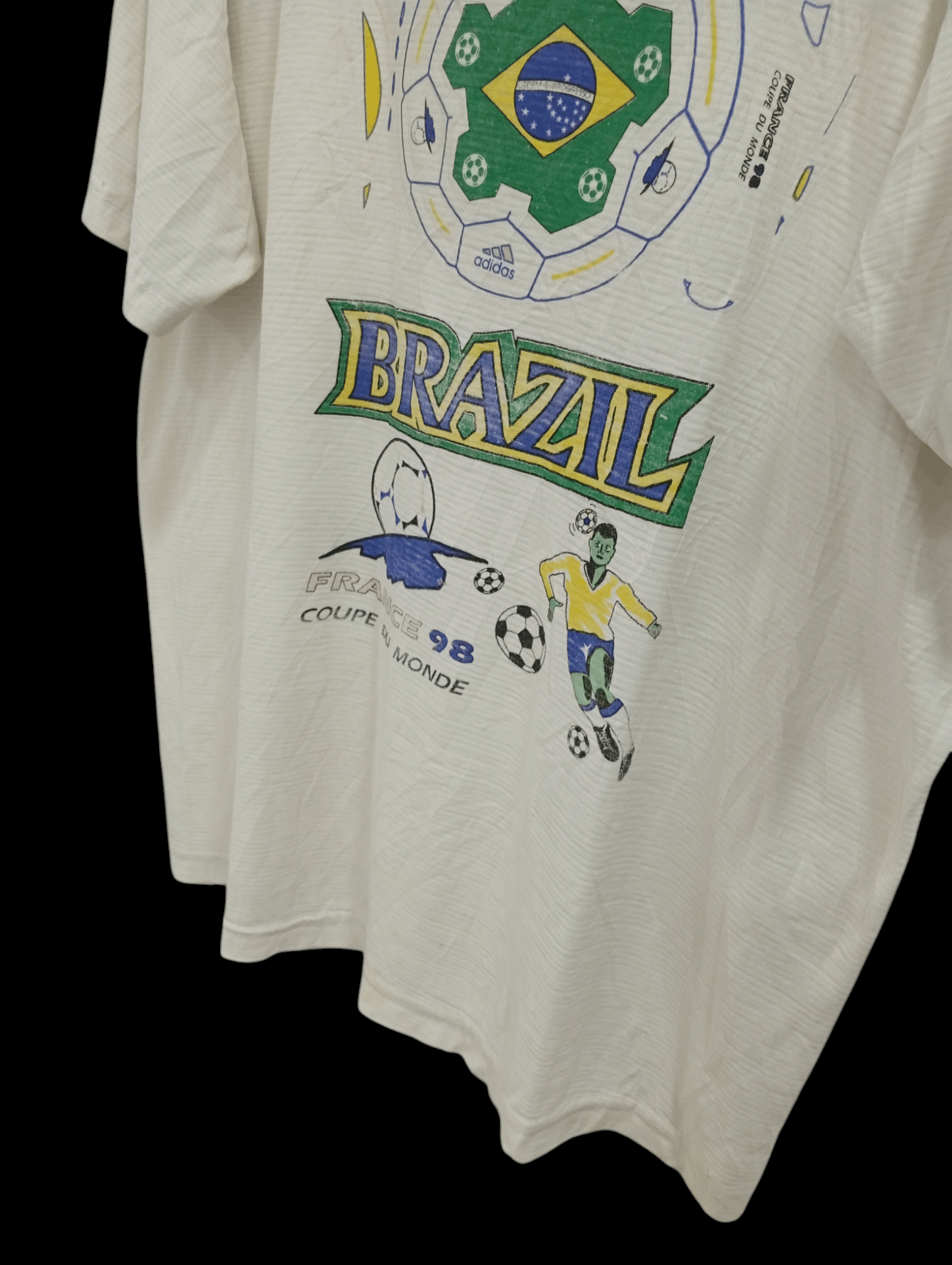 Vintage 🔥🔥Vintage France 98 Coupe Du Monde T-Shirt Size US L / EU 52-54 / 3 - 10 Thumbnail