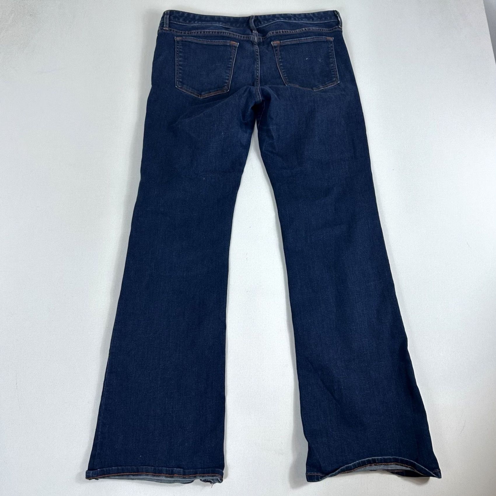 Banana Republic Banana Republic Boot Jeans Womens 31R Dark Wash Blue Stretch Denim Casual Bootcut Pockets Size 24" / US 00 / IT 34 - 2 Thumbnail