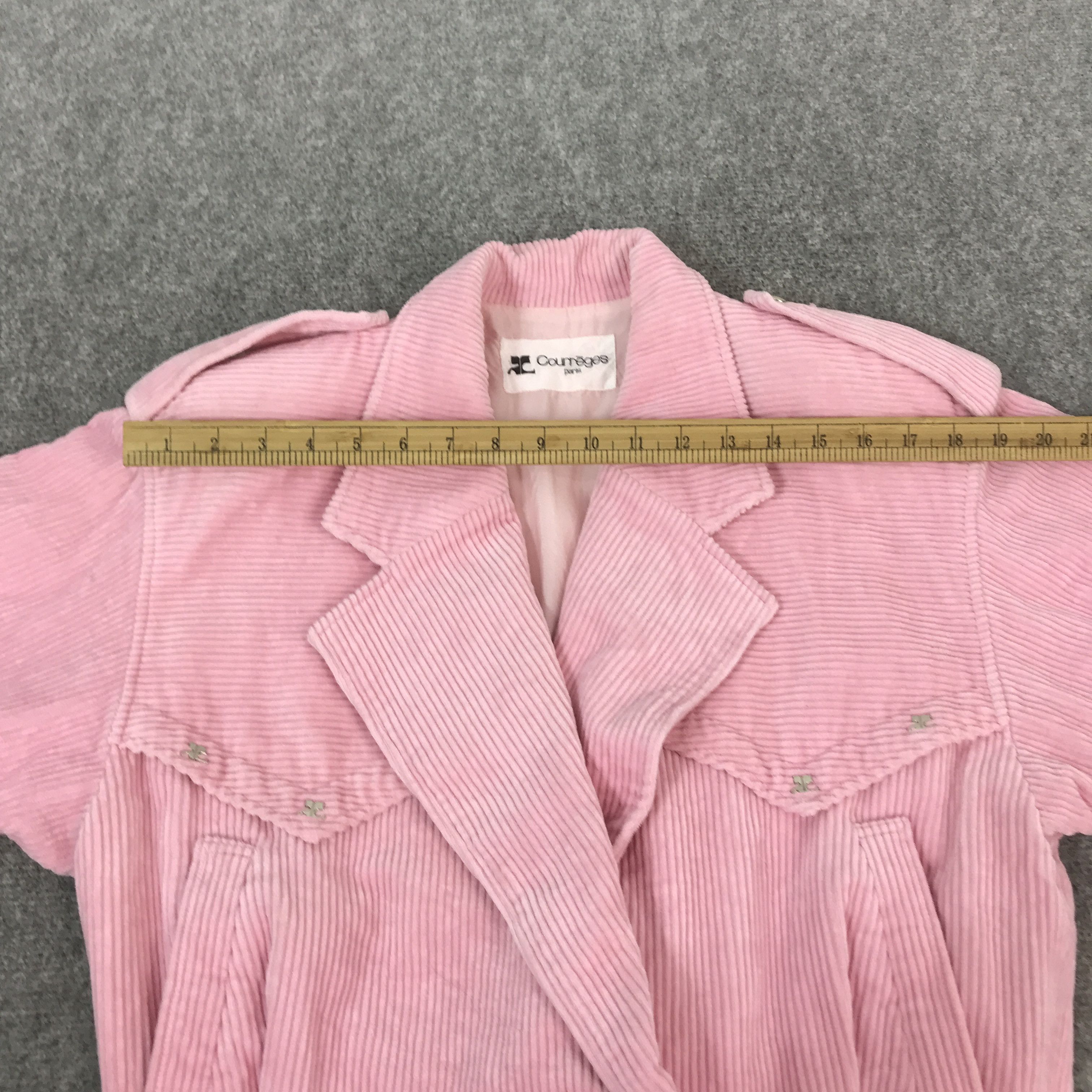 Courreges COURREGES CORDUROY COAT JACKET WOMAN K66B1 Size M / US 6-8 / IT 42-44 - 5 Thumbnail
