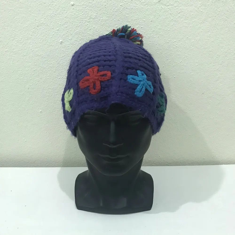 Japanese Brand East Blue Union Made Knit Beanie Hat Size ONE SIZE - 2 Thumbnail
