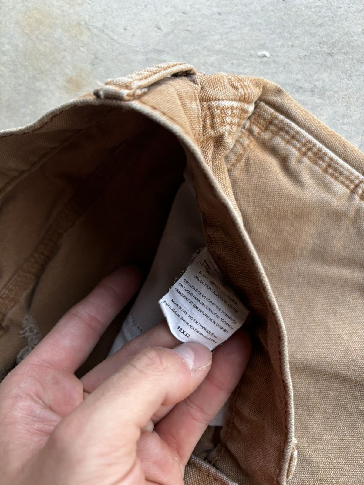 Dickies × Vintage Crazy Vintage Dickies Distressed Tan Work Style Baggy Pants Size US 32 / EU 48 - 4 Thumbnail