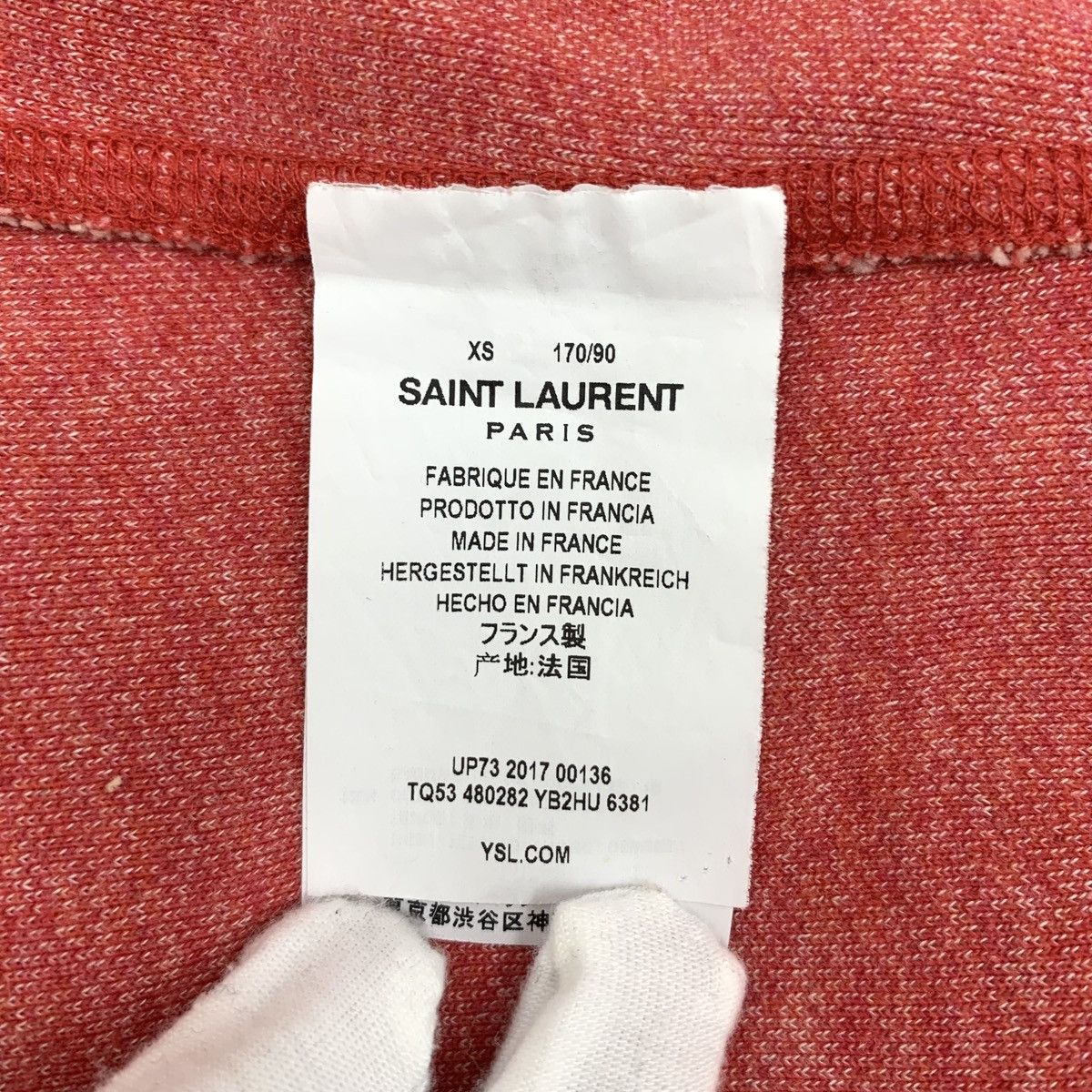 Yves Saint Laurent Yves Saint Laurent Hooded Long Sleeve Sweatshirt K26WX Size XS / US 0-2 / IT 36-38 - 7 Thumbnail