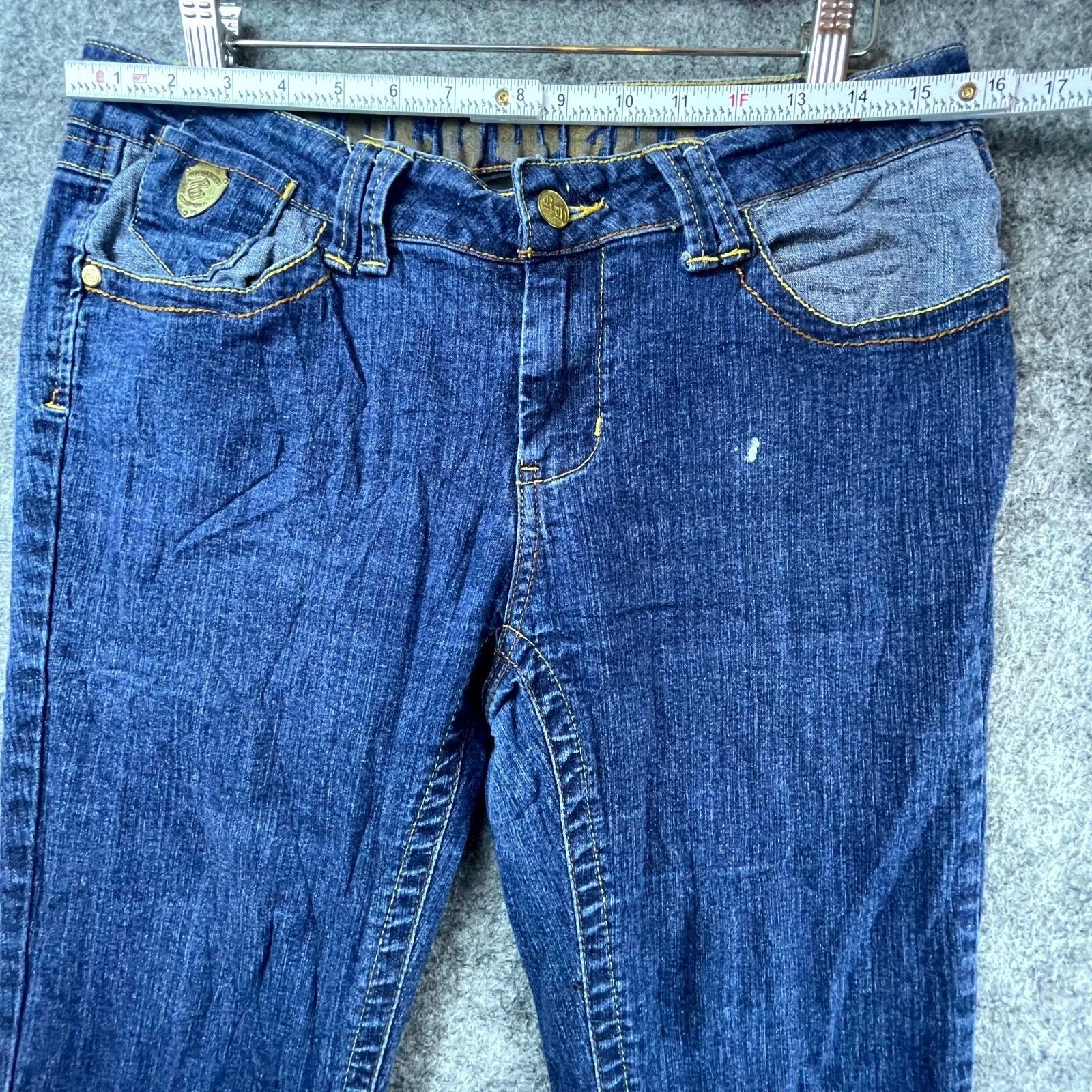 Rocawear Vintage Rocawear Bootcut Jeans Womens 11 Y2K Logo Embroider Size 30" / US 8 / IT 44 - 7 Thumbnail