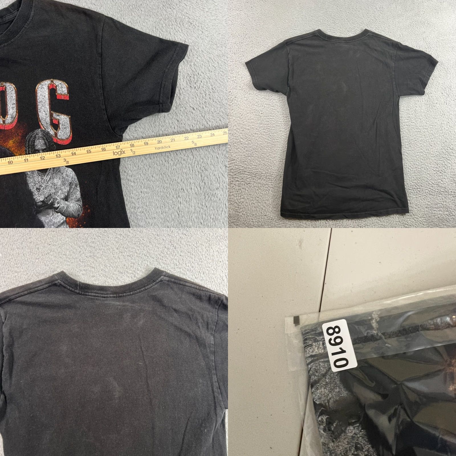 Vintage VINTAGE Polo G T Shirt Black Small Mens Crew Neck Short Sleeve All Cotton Die A Legend Size US S / EU 44-46 / 1 - 8 Thumbnail