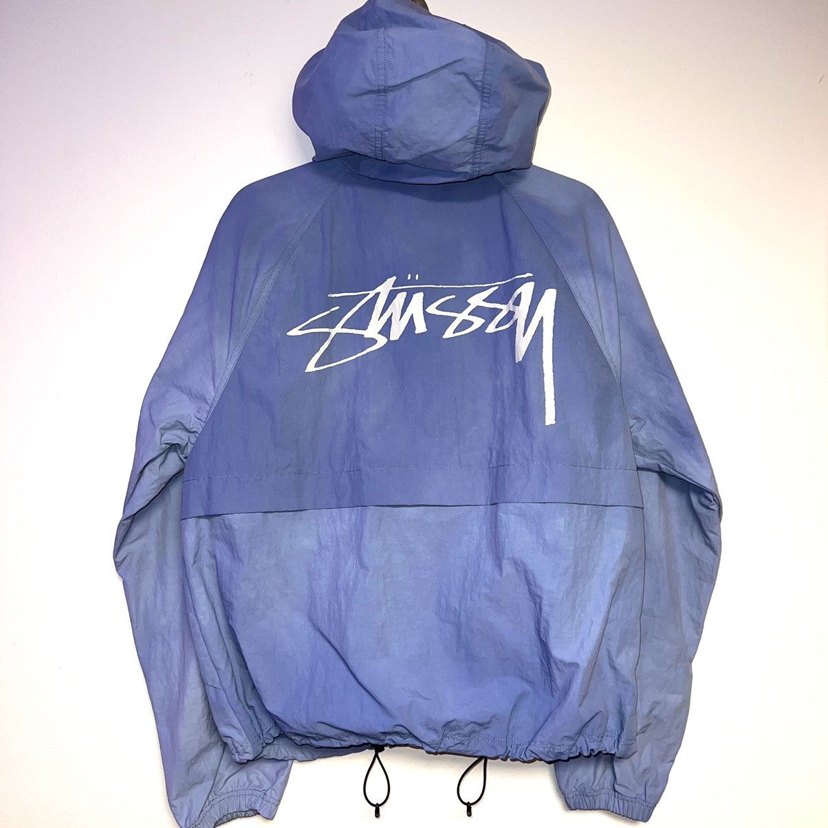 Stussy Stussy Wave Dye Beach Shell Jacket (Laguna Blue) | Grailed