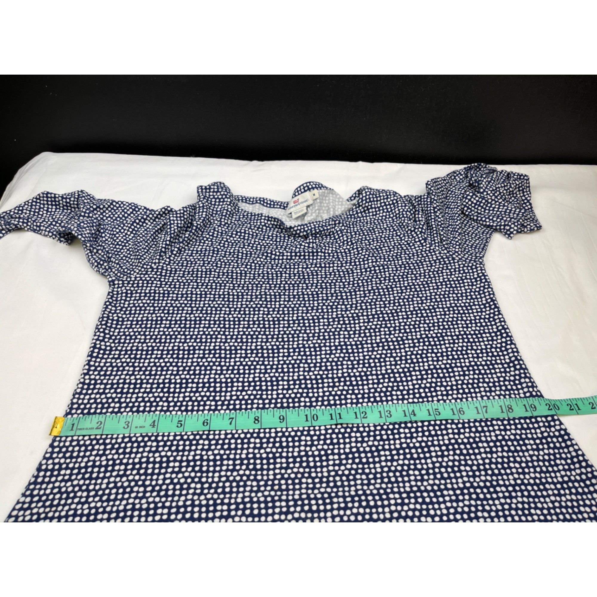 Vineyard Vines Vineyard Vine Women's Blue Dotted/Dress Shift Sz M SKU 4105 Size M / US 6-8 / IT 42-44 - 8 Thumbnail