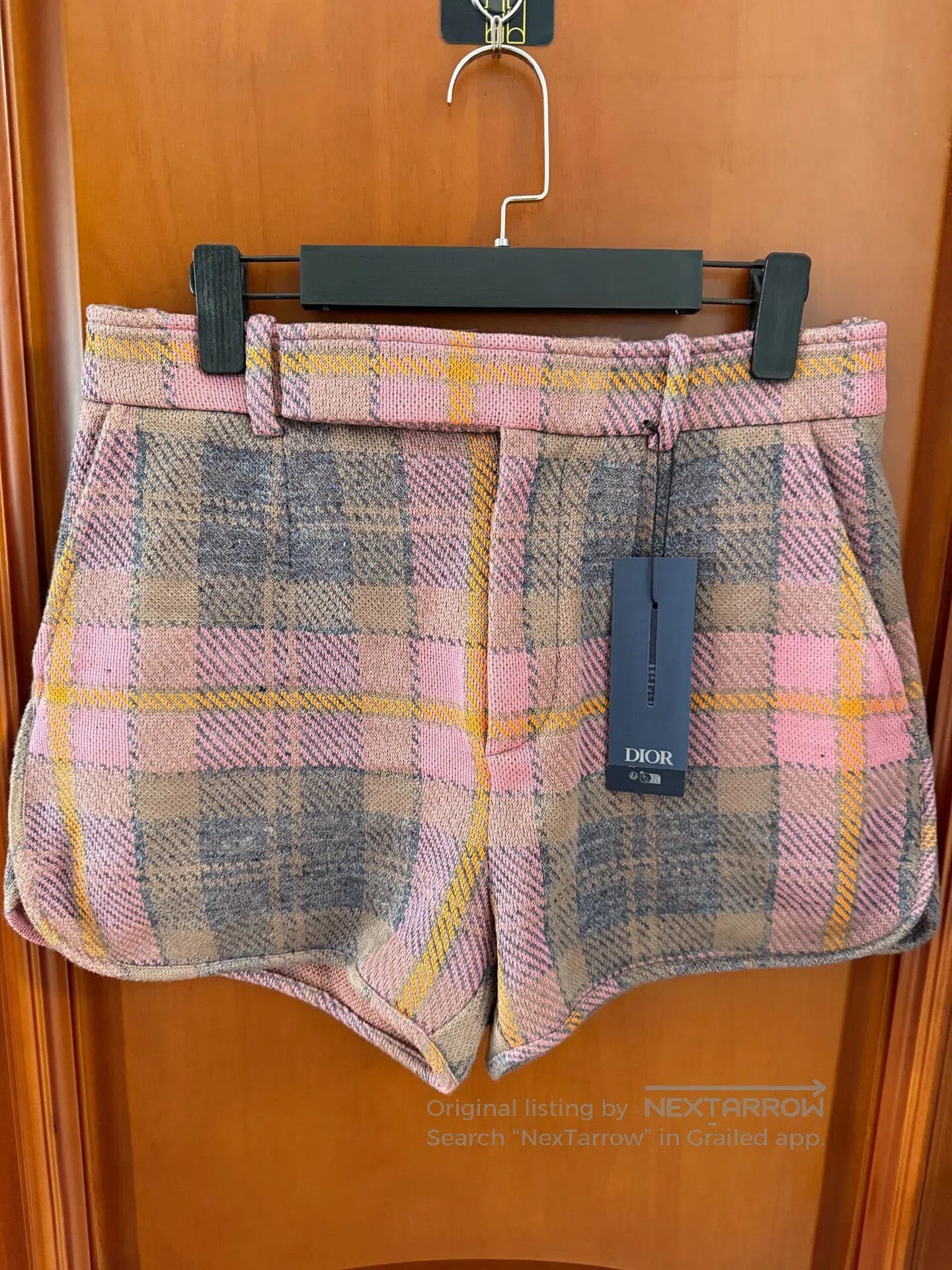 Dior Dior size M Checkered Shorts| Size 25" / US 0 / IT 36 - 1 Thumbnail