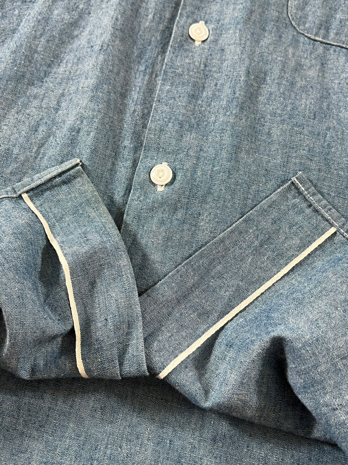 Wacko Maria Wacko Maria Chain Stitch Selvedge Worker Shirt Size US L / EU 52-54 / 3 - 11 Thumbnail