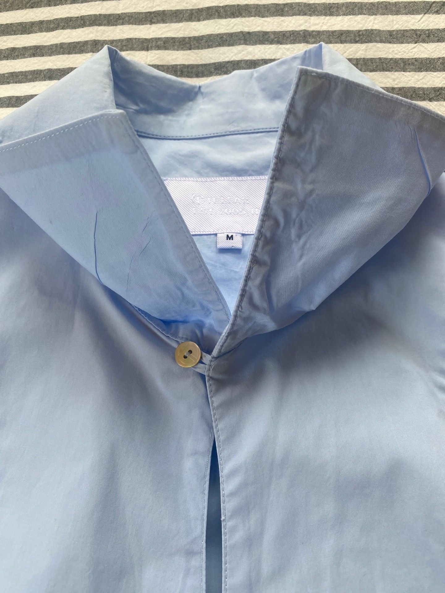 Telfar Telfar Baby Blue Tassle Shirt Size US M / EU 48-50 / 2 - 3 Thumbnail