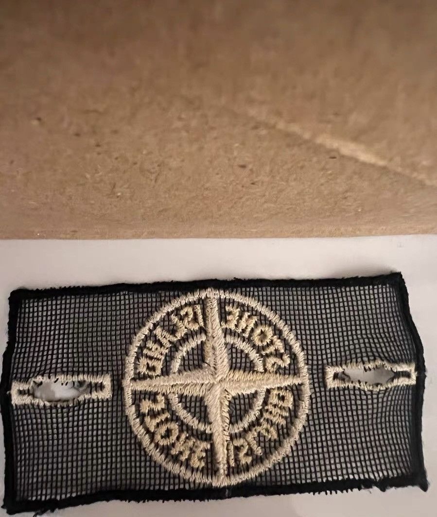 Stone Island Stone Island White Mesh Logo / Fishnet Logo 08 Snowflake Size ONE SIZE - 2 Thumbnail