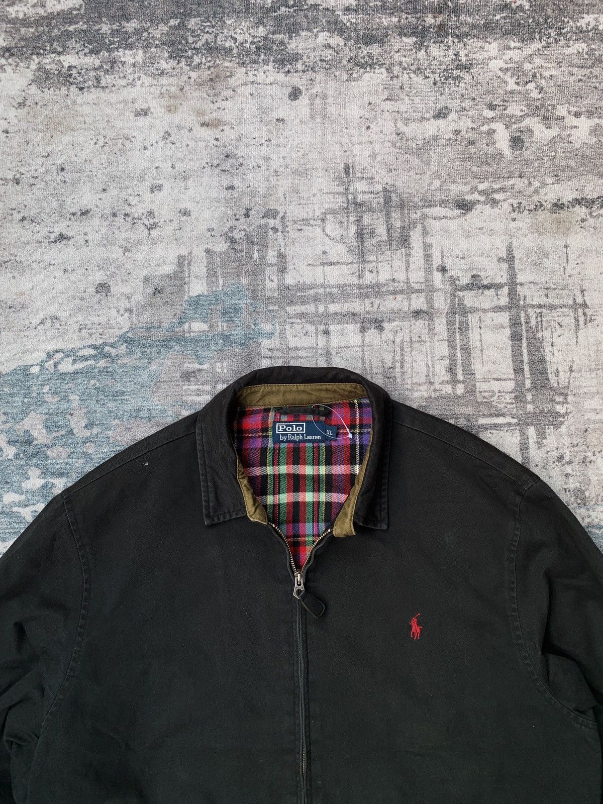 Polo Ralph Lauren Workjacket 90s Polo raplh lauren black Size US XL / EU 56 / 4 - 4 Thumbnail