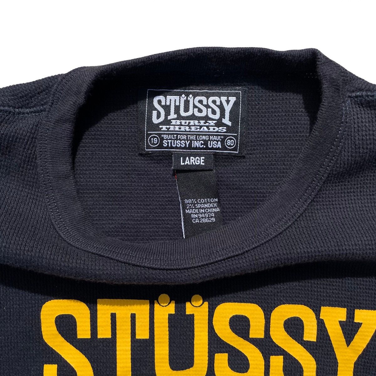Stussy Stussy Burly Threads Thermal Long Sleeve Shirt Size Large Size US L / EU 52-54 / 3 - 3 Thumbnail