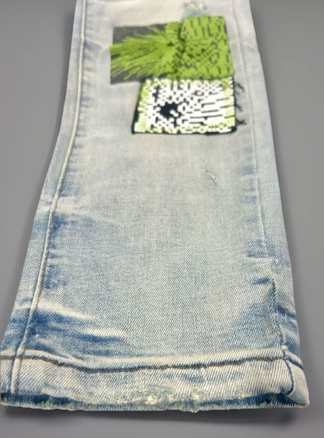 Other THRT Denim - "Highest Heights" graphic patch slim jeans s34 Size US 34 / EU 50 - 5 Thumbnail