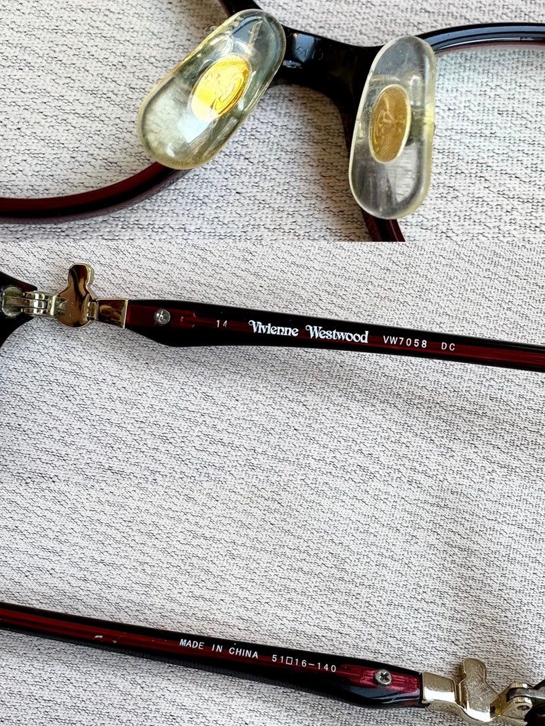 Vivienne Westwood Vivienne Westwood Vintage Nerd Glasses Tortoise Frame Red Size ONE SIZE - 4 Thumbnail