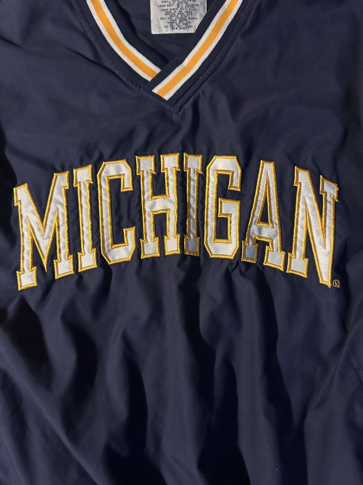 Vintage Streetwear x Vintage vintage michigan windbreaker Size US XL / EU 56 / 4 - 2 Thumbnail