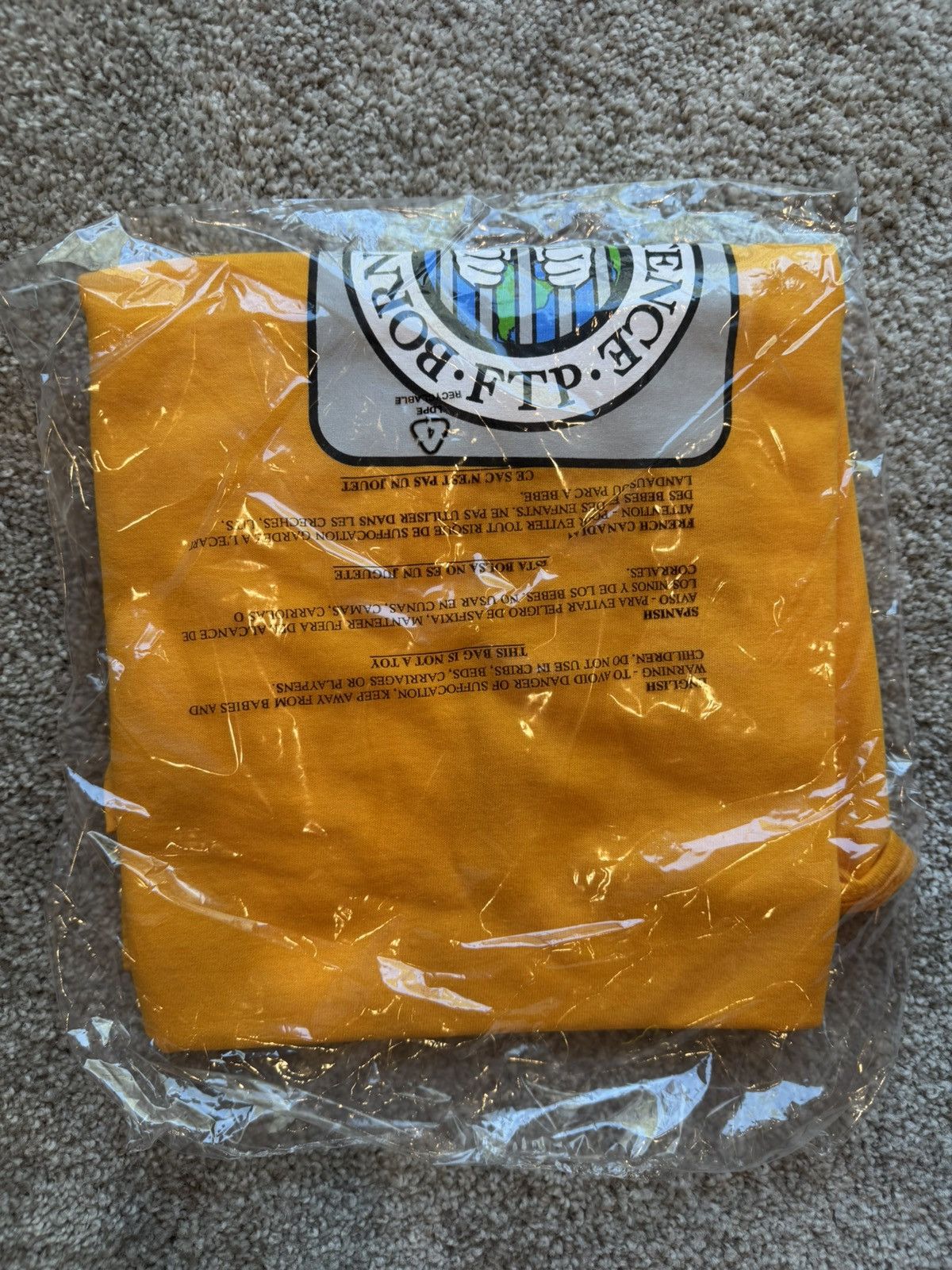 Fuck The Population FTP LIFE SENTENCE TEE (GOLD) Size US S / EU 44-46 / 1 - 2 Thumbnail