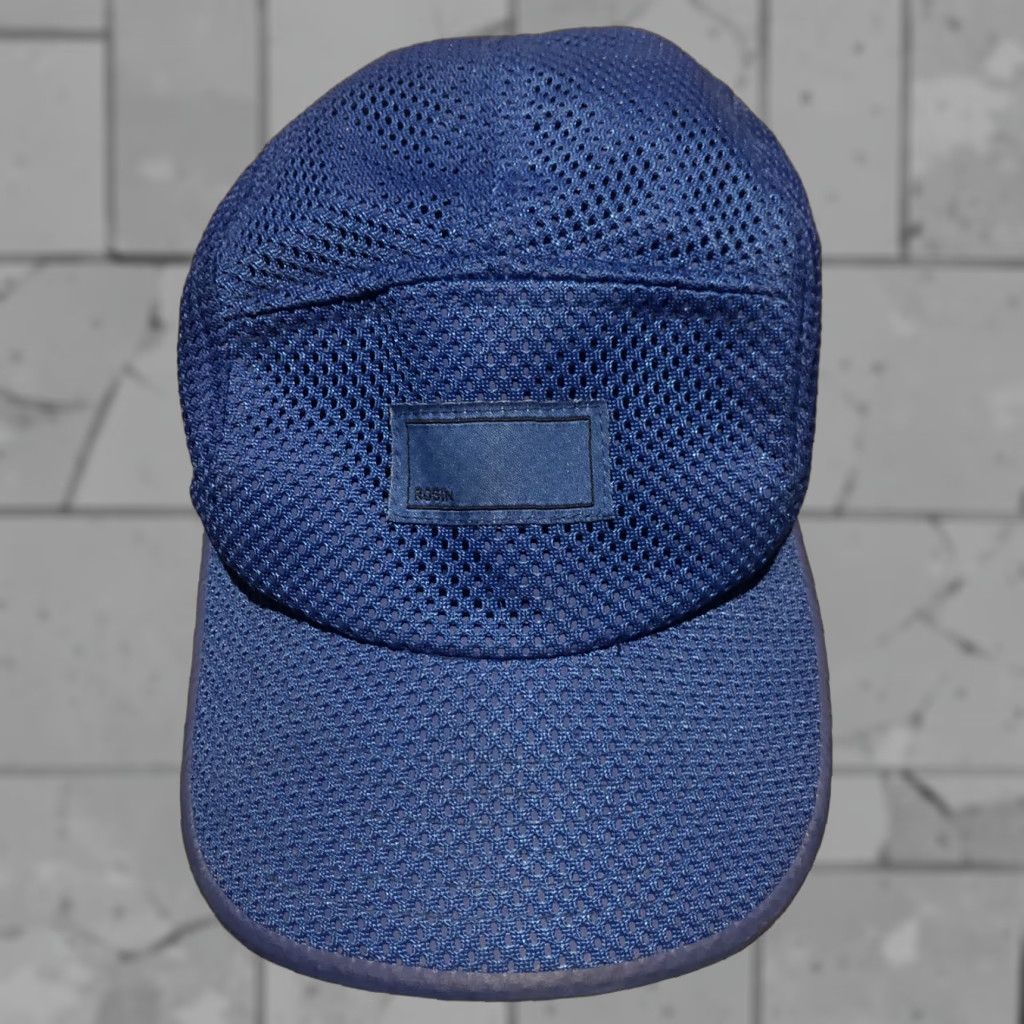 Vintage Blend rosin headware Blue Polyester Blend Adjustable Hat Men Adjustable Blue Hat Size ONE SIZE - 1 Thumbnail