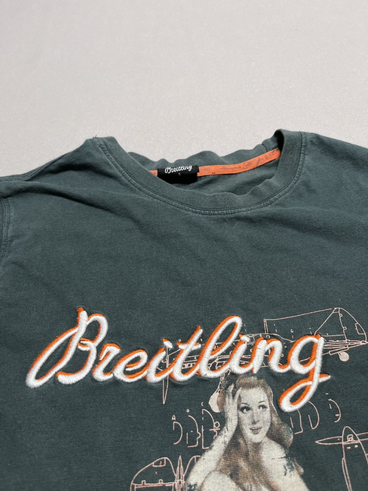 Breitling Breitling Pin-up Girl Plane T-shirt Size US S / EU 44-46 / 1 - 4 Thumbnail