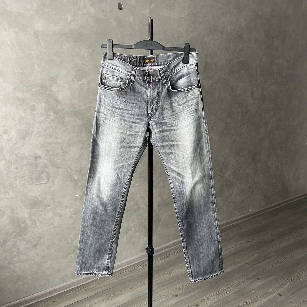 Edwin Vintage Edwin Blue Trip Washed Distressed Jeans Size US 30 / EU 46 - 6 Thumbnail