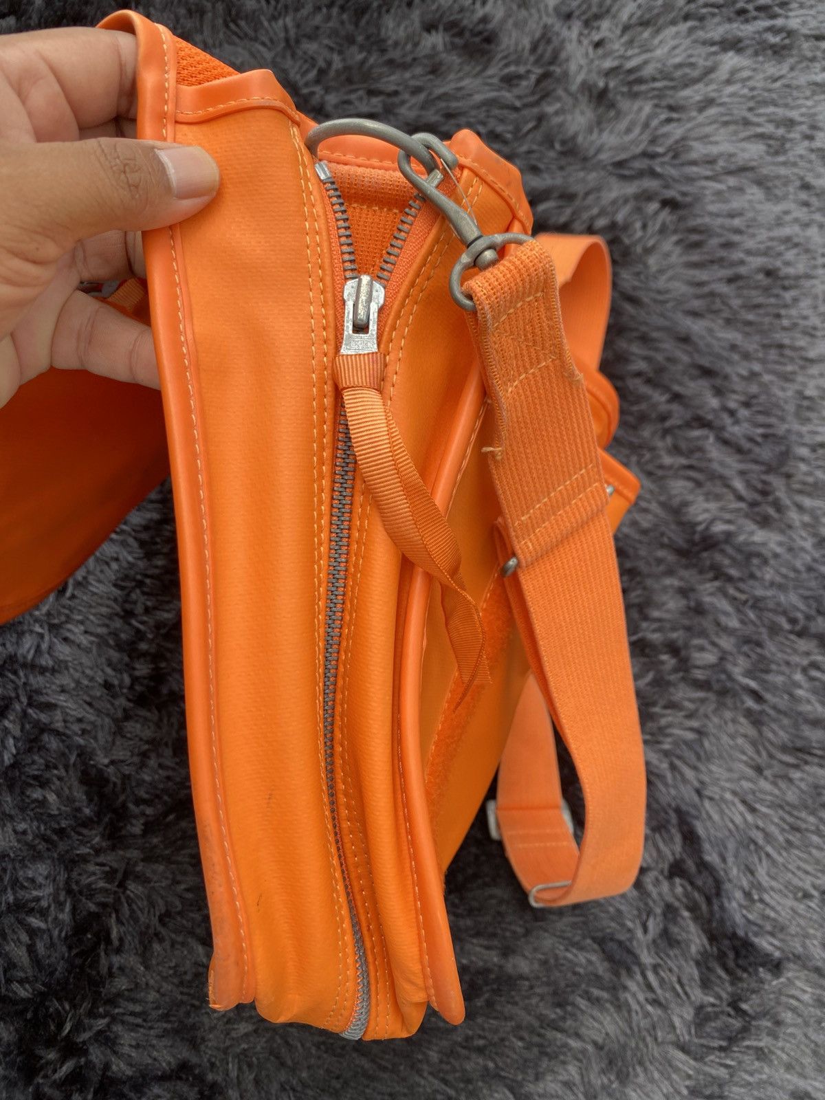 Porter A.P.C Yoshida Luggage Label Shoulder Bag Orange Color Size ONE SIZE - 14 Thumbnail