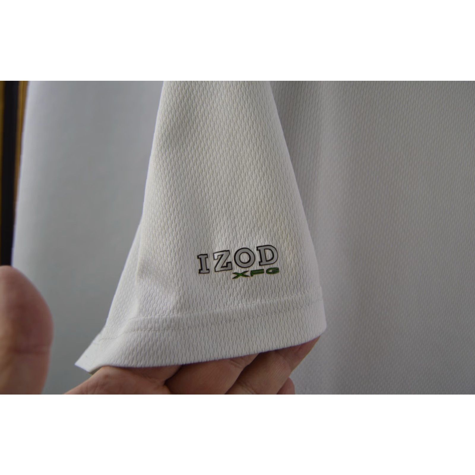 Izod IZOD Polo Shirt Men XL White Golf Short Sleeve Collared Polo XFG Cool-FX Regular Stretch 200 Size US XL / EU 56 / 4 - 4 Thumbnail