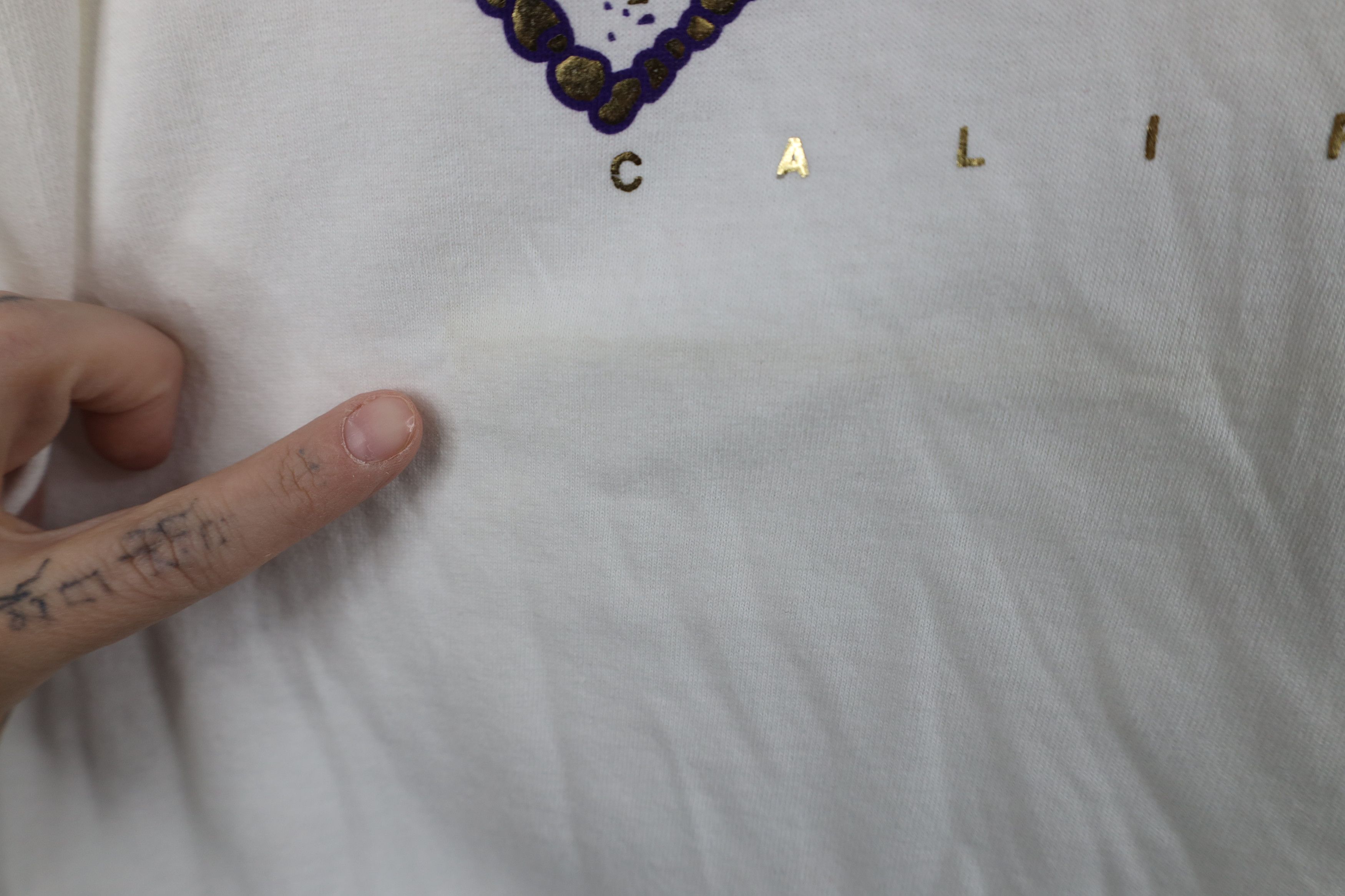 Vintage Vintage 90s Streetwear Hollywood California T-Shirt USA Size XXL / US 16-18 / IT 52-54 - 6 Thumbnail