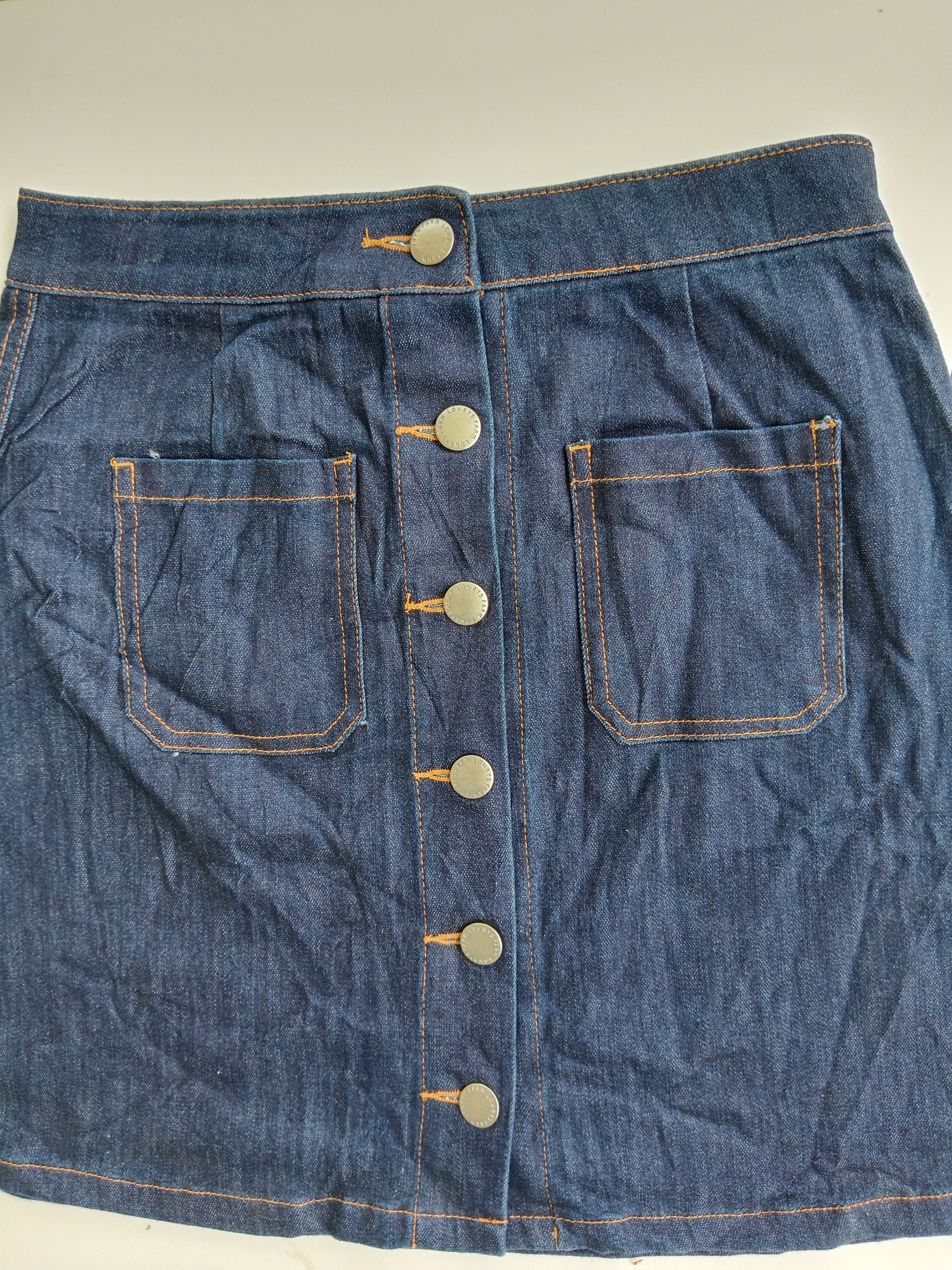 LOWRYS FARM LOWRYS FARM Mini Skirt Blue Denim Double Pocket Size 28" / US 6 / IT 42 - 10 Thumbnail