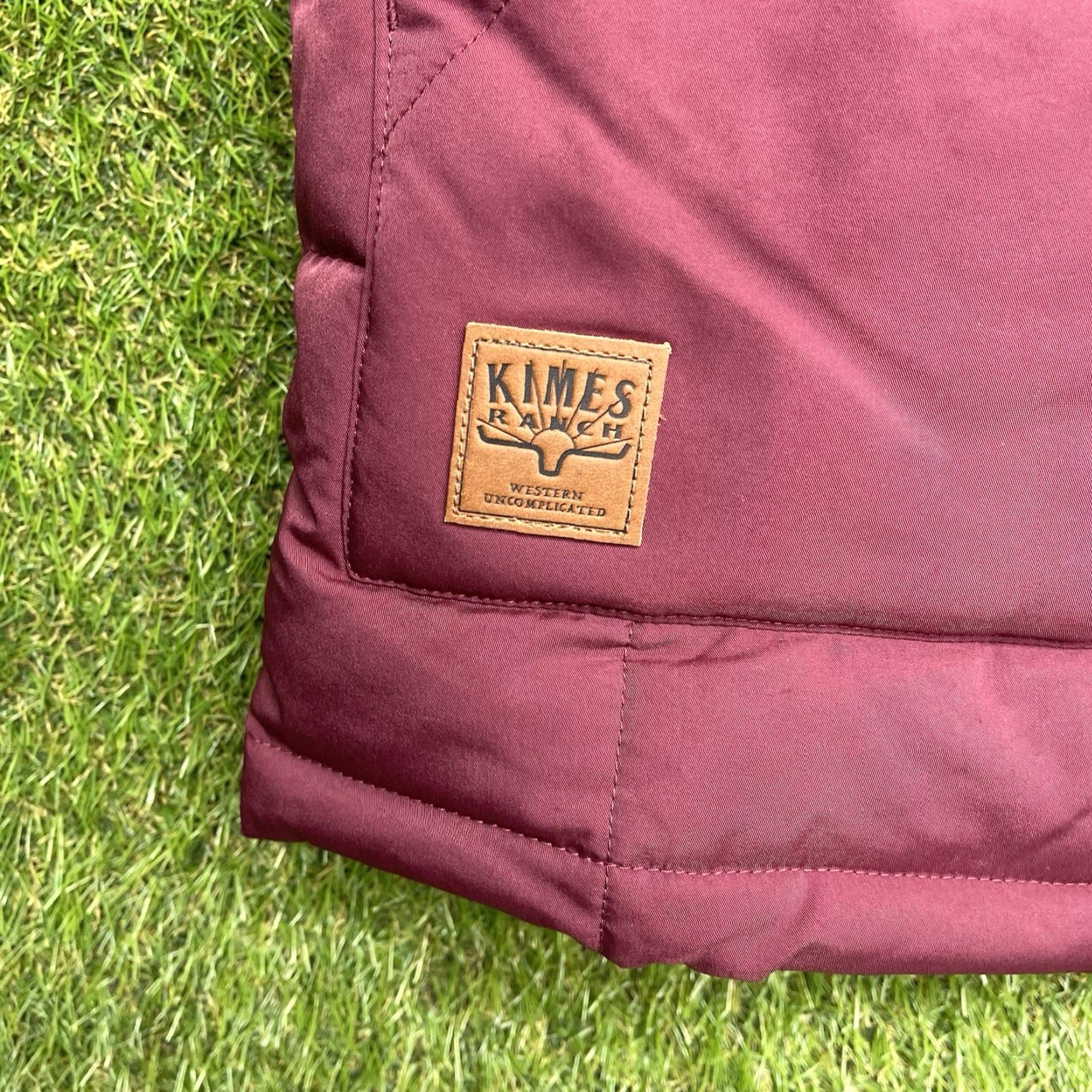 Vintage Kimes Ranch Vest Mens Large Muir Trail Quilted Burgundy Poly/Nylon Softshell NWT Size US L / EU 52-54 / 3 - 3 Thumbnail
