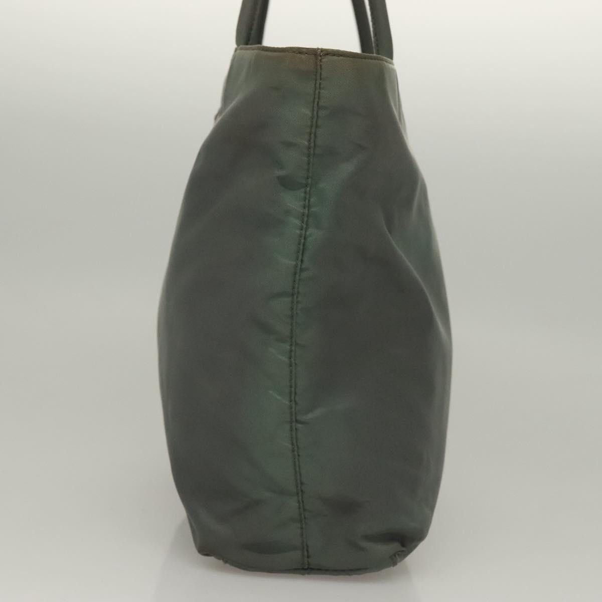 Prada PRADA Hand Bag Nylon Khaki Silver Size ONE SIZE - 4 Thumbnail