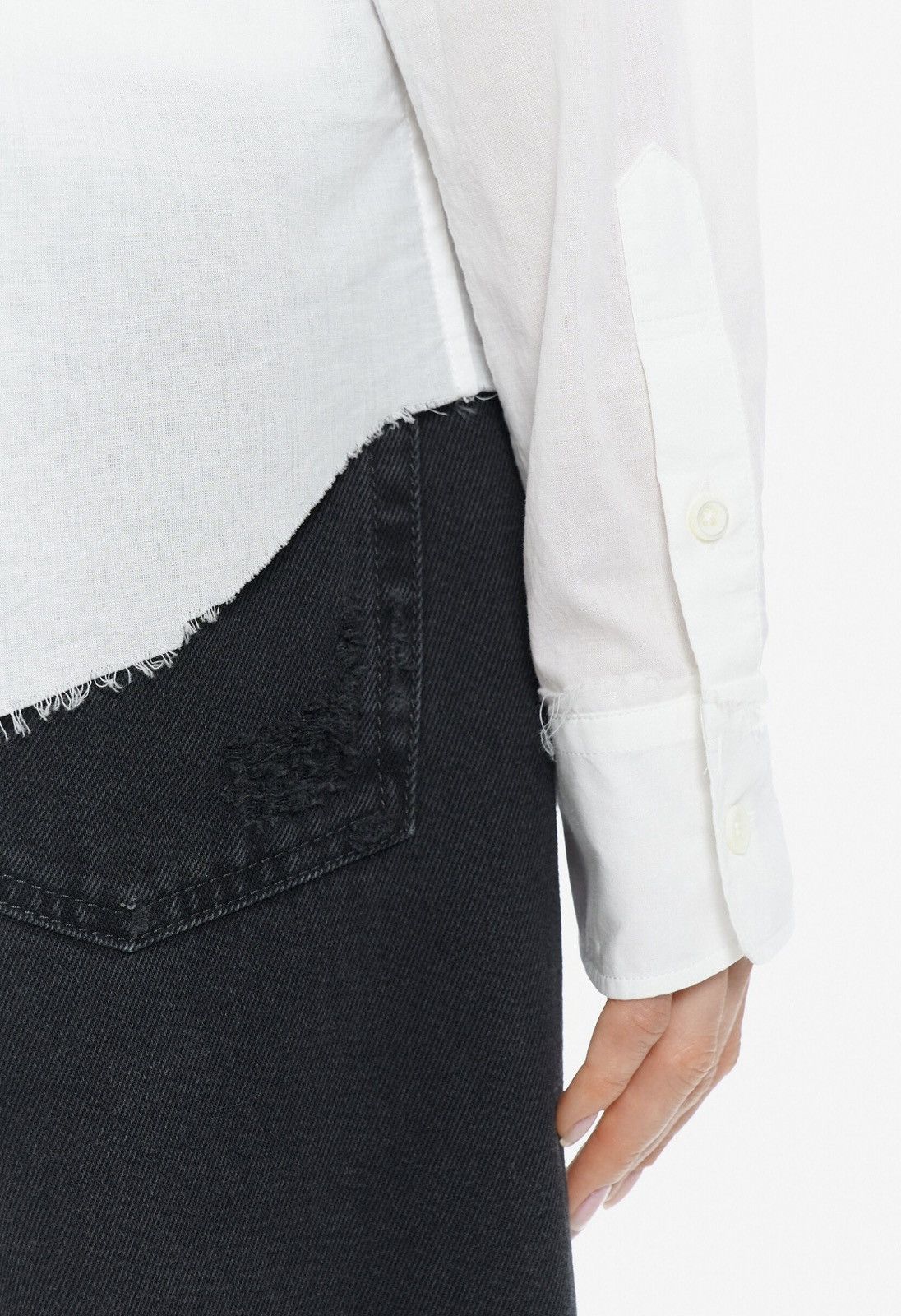 Ann Demeulemeester Last Ann Demeulemeester Cotton White Shirt Size XS / US 0-2 / IT 36-38 - 3 Thumbnail