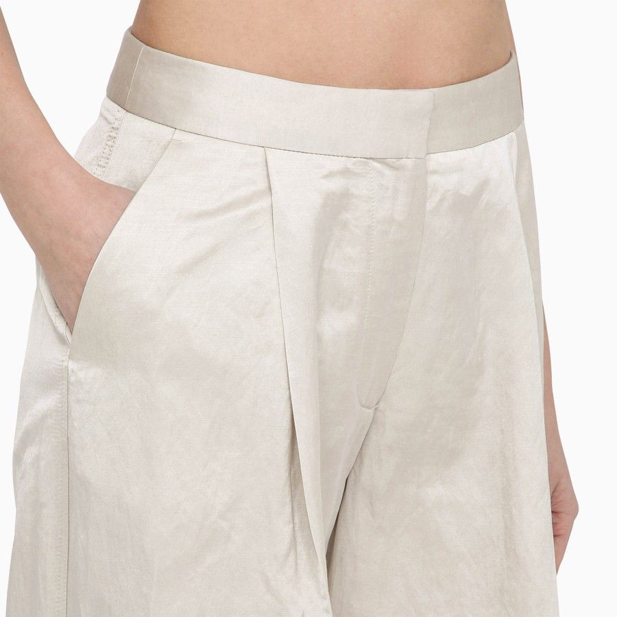 Calvin Klein o1d2blof0824 Viscose Blend Trousers in Light Beige Size 26" / US 2 / IT 38 - 5 Thumbnail