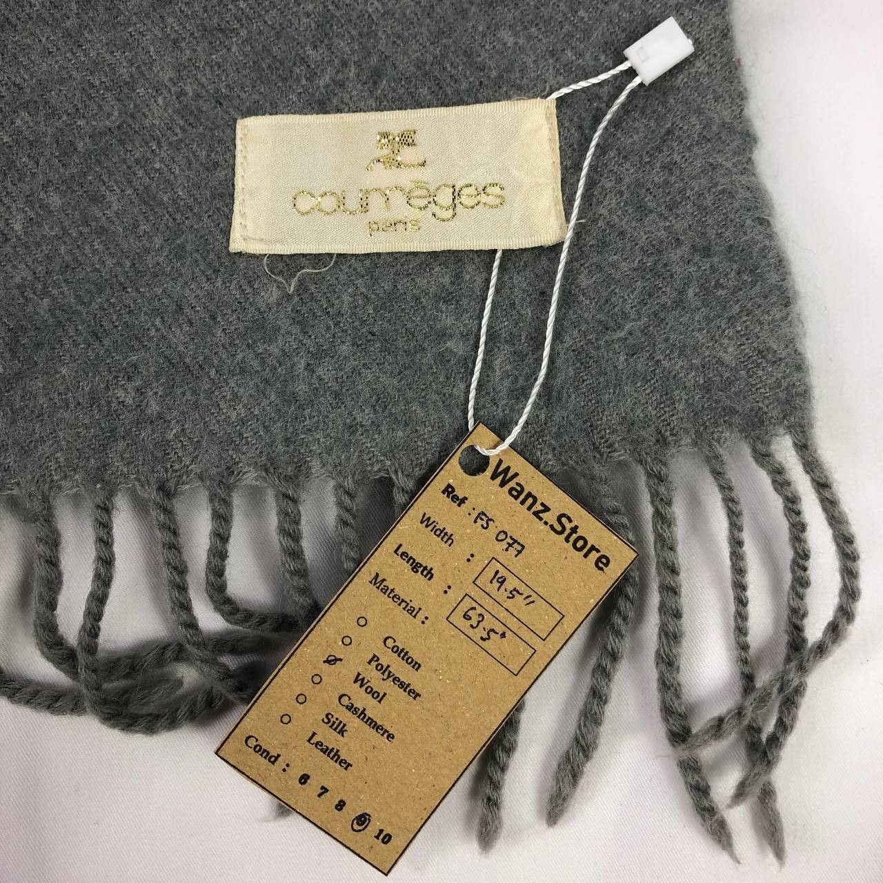 Courreges Courreges Scarf / Muffler / Neckwear FS077 Size ONE SIZE - 3 Thumbnail