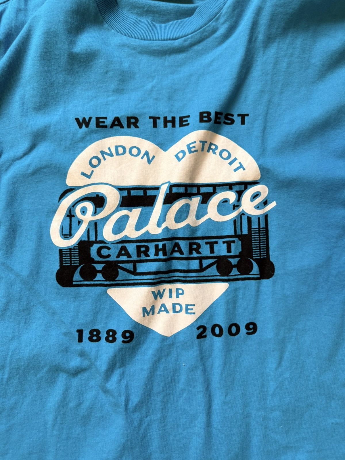 Carhartt Wip × Palace Palace x Carhart blue t shirt Size US L / EU 52-54 / 3 - 2 Thumbnail