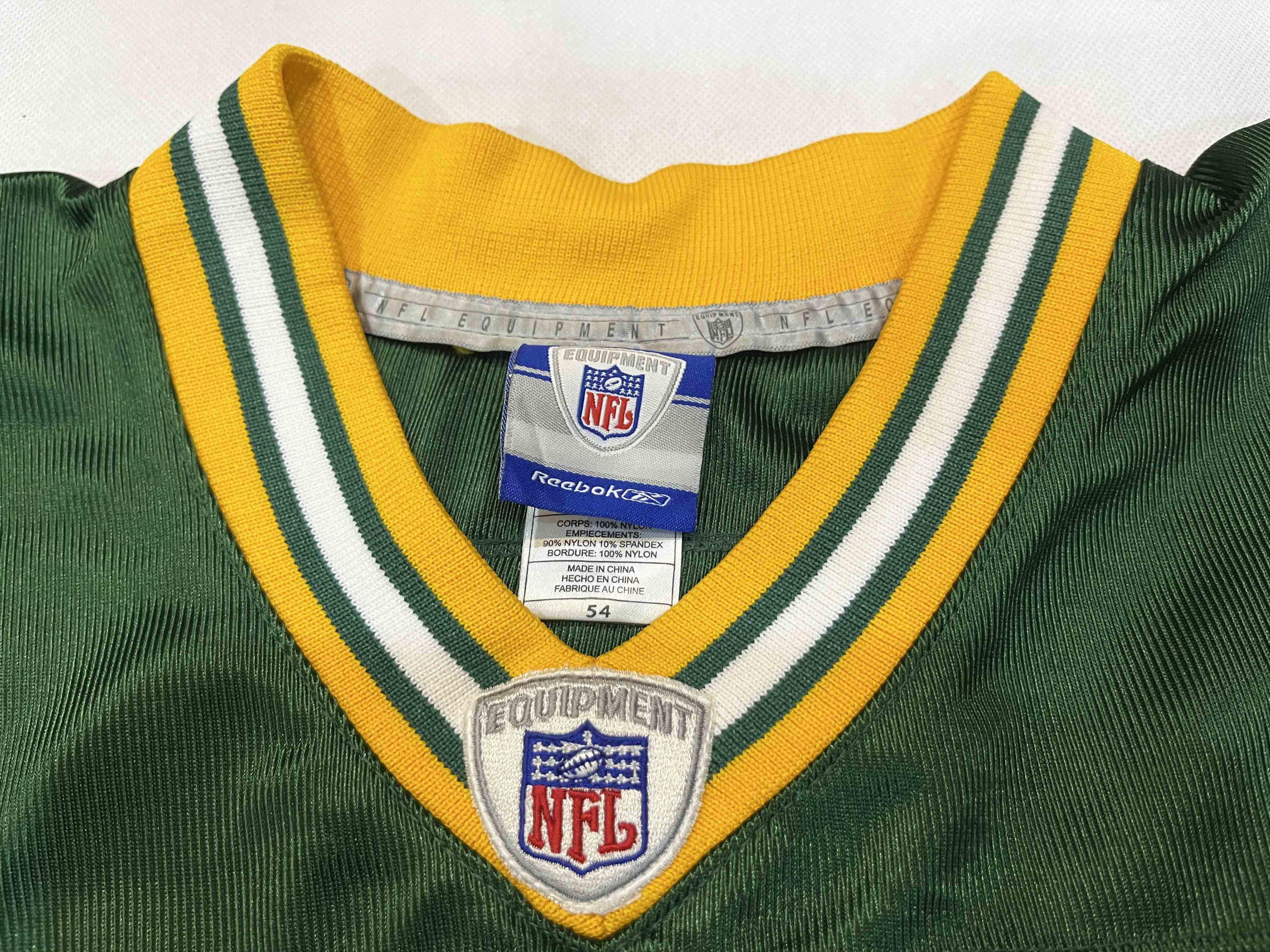 Reebok Reebok On Field NFL Green Bay Packers BRETT FAVRE #4 Jersey Size US XL / EU 56 / 4 - 3 Thumbnail