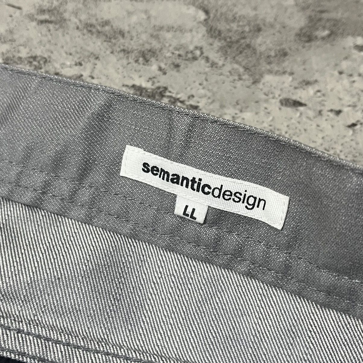 semanticdesign Semantic Design Tactical Zip Flared Trousers - Grey Size US 33 - 9 Thumbnail