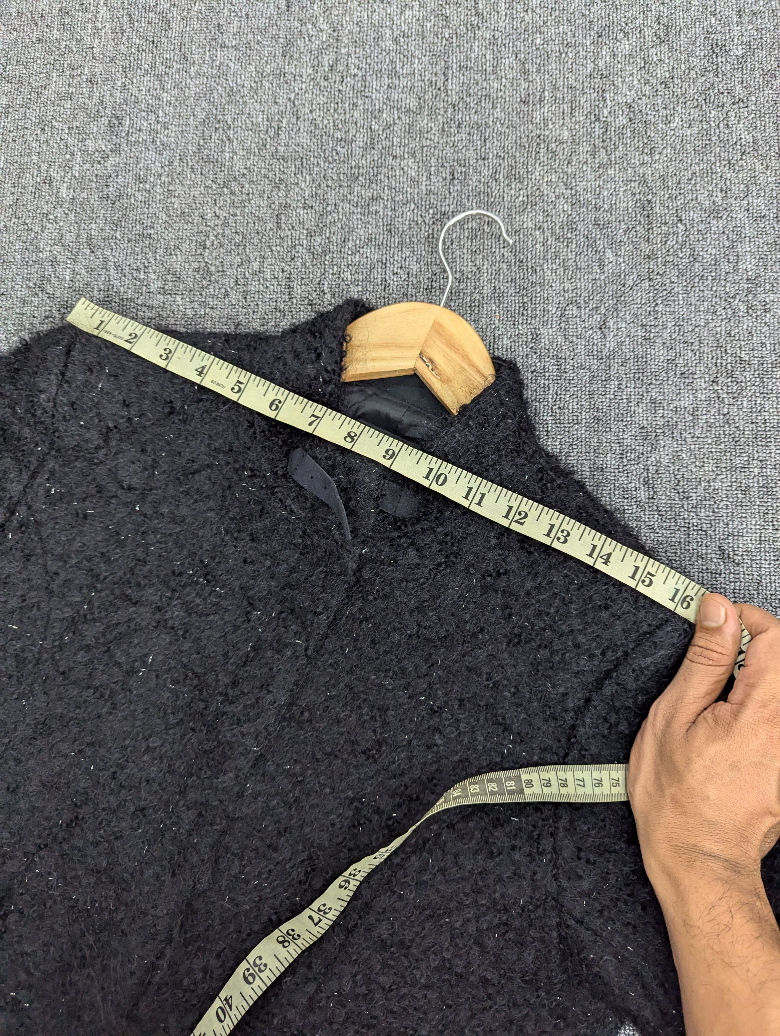Designer × Japanese Brand × Linea Linea Urbano Hair Zipper Cropped Black Jacket Ifsixwasnine Size L / US 10 / IT 46 - 15 Thumbnail
