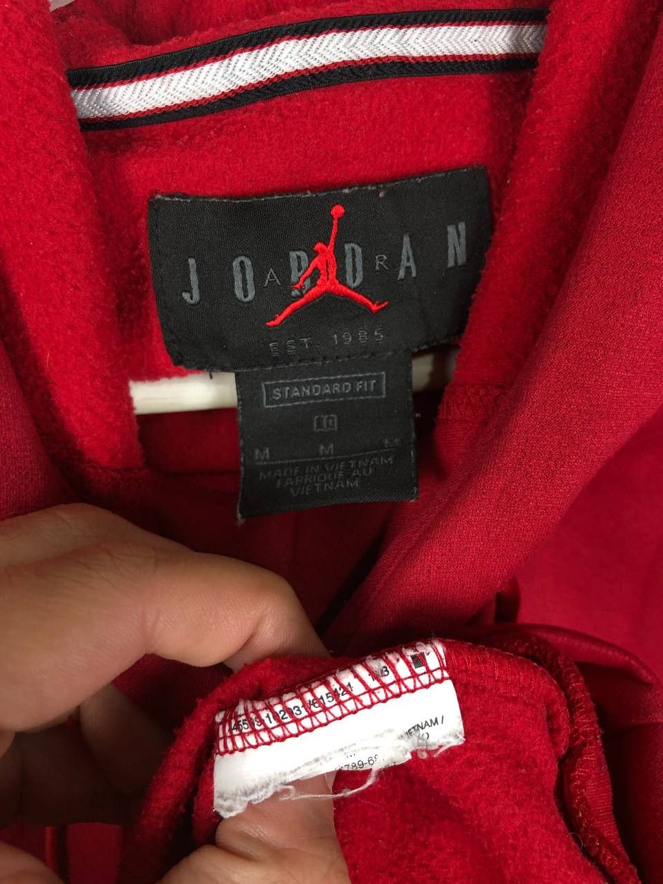 Jordan Brand Jordan Air Hoodie Center Logo Red size M Size US M / EU 48-50 / 2 - 8 Thumbnail