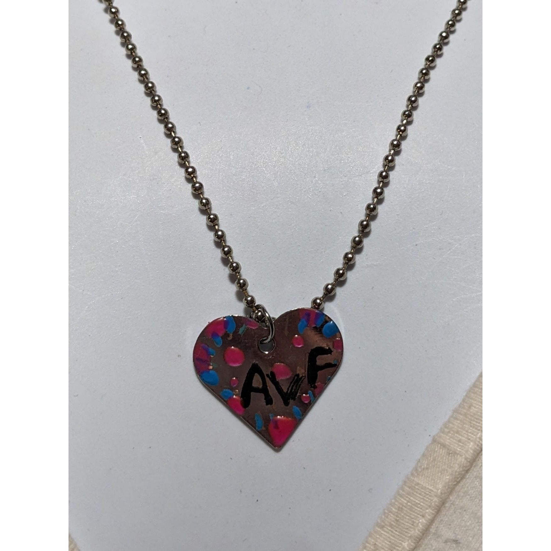 Other Handmade Heart AVF Necklace Size ONE SIZE - 7 Thumbnail