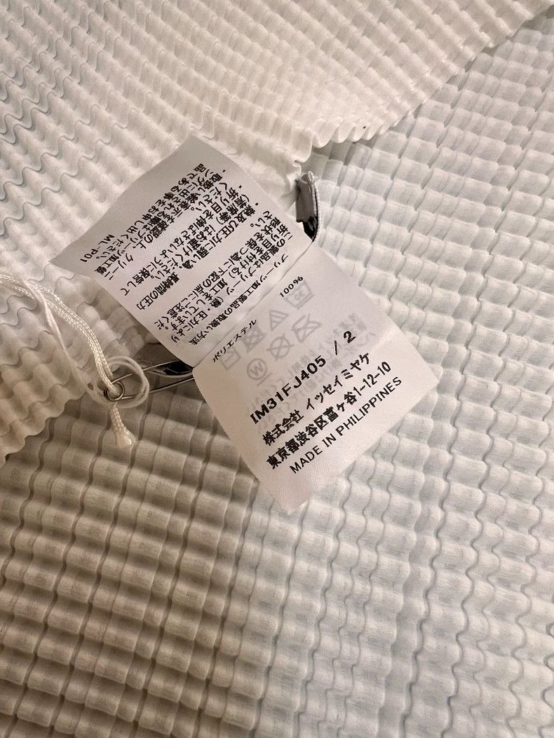 Issey Miyake issey miyake size:2 White long sleeves 2505-Nextarrow Size XXS / US 00 / IT 34 - 4 Thumbnail