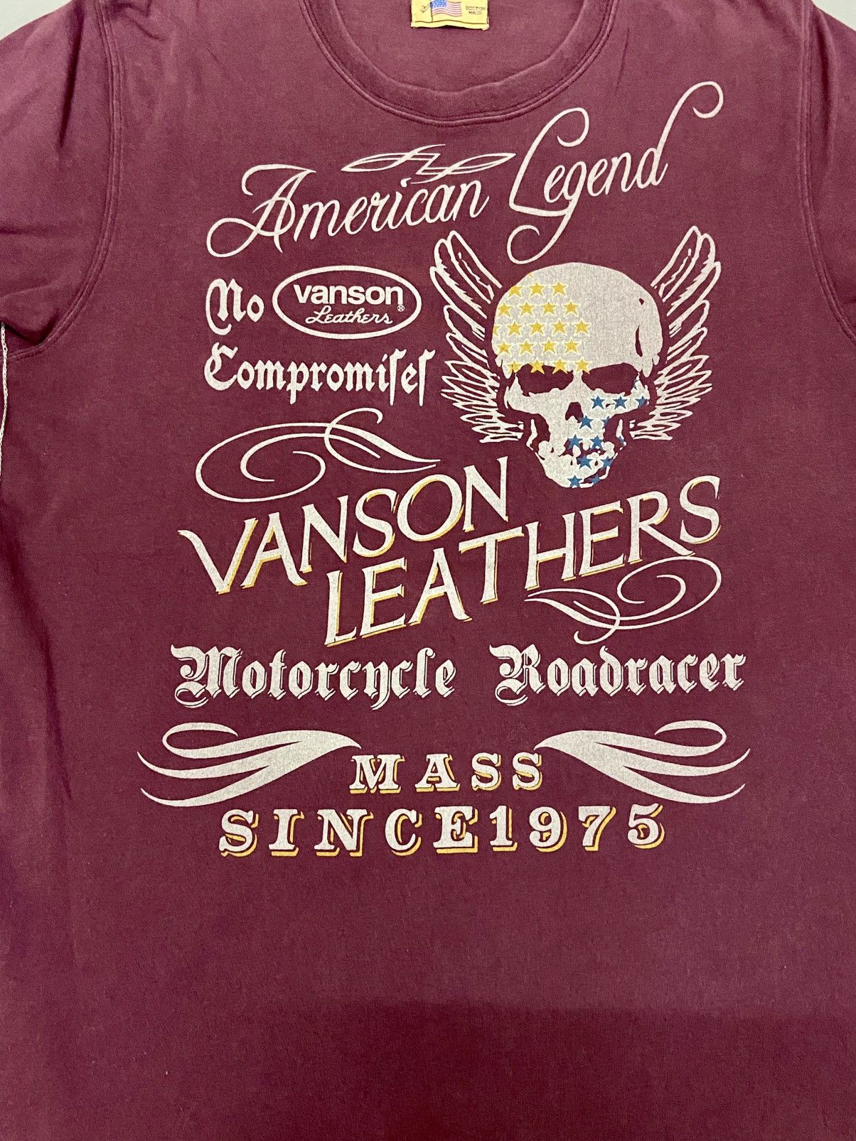 Vanson Leathers Vanson Leathers graphic t-shir Size US S / EU 44-46 / 1 - 10 Thumbnail
