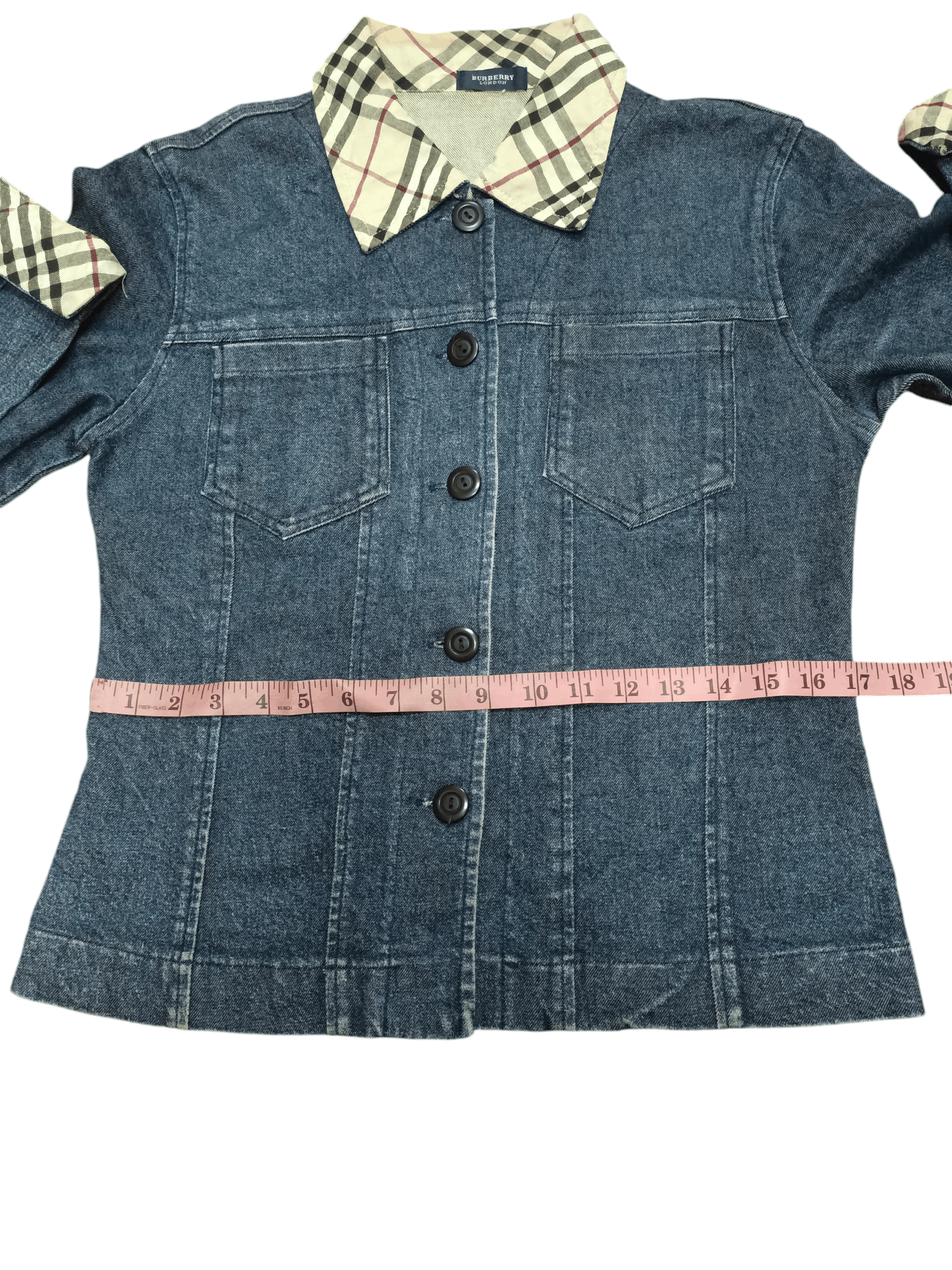 Burberry × Designer BURBERRY DENIM JACKET x DESIGNER Size XS / US 0-2 / IT 36-38 - 4 Thumbnail