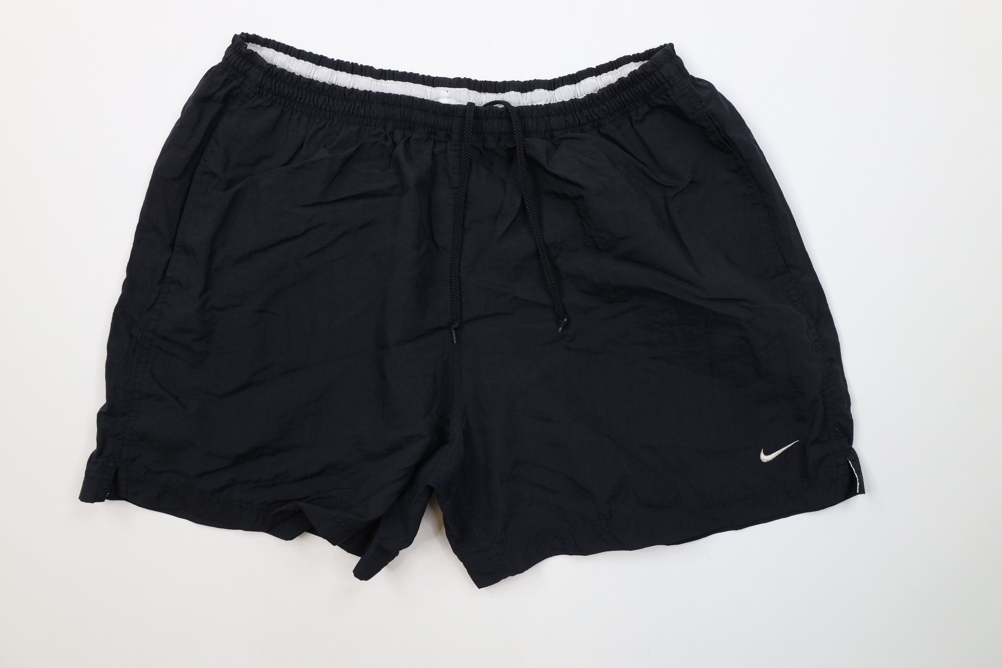 Nike Vintage 90s Nike Mini Swoosh Running Jogging Soccer Shorts Size US 34 / EU 50 - 1 Thumbnail