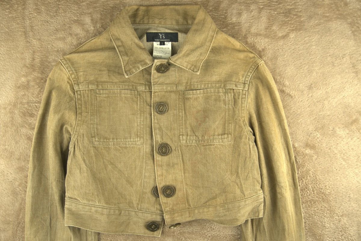 Yohji Yamamoto Yohji Yamamoto Cropped Jacket Long Sleeves Y's In Love Rare Size XS / US 0-2 / IT 36-38 - 4 Thumbnail