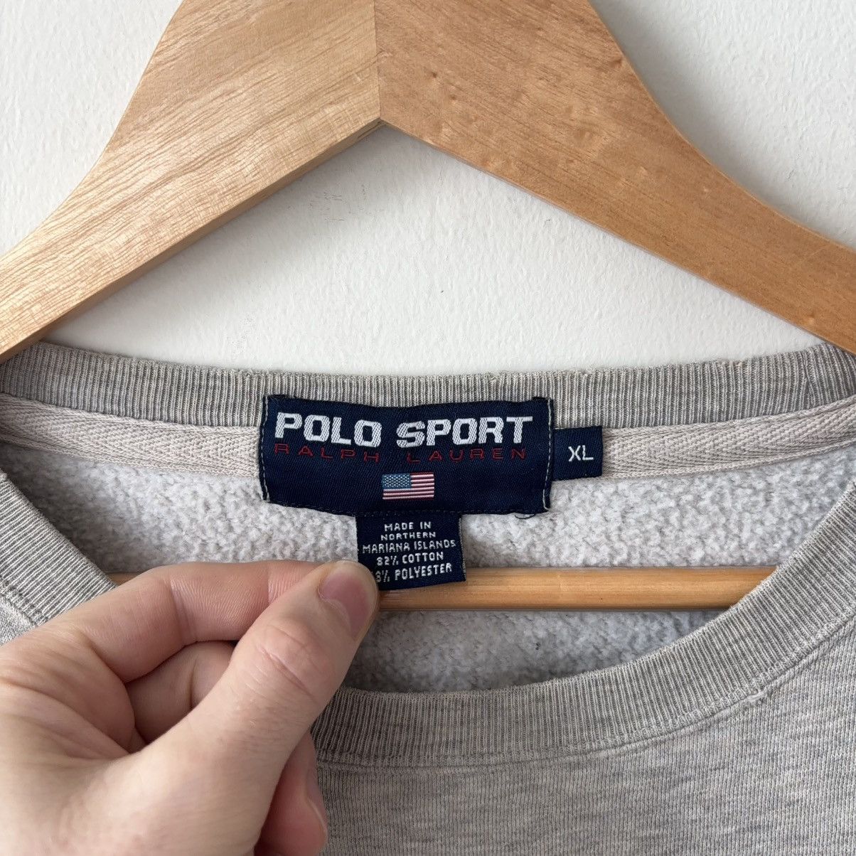 Polo Ralph Lauren Vintage Polo Sport K-Swiss Shield Sweatshirt Crewneck 90s Size US XL / EU 56 / 4 - 4 Thumbnail
