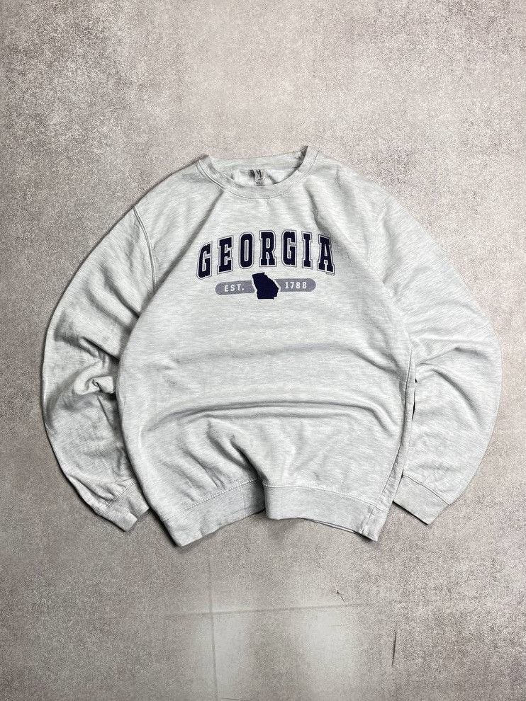 Vintage VINTAGE GEORGIA MADE IN USA BOXY HEAVY COTTON SWEATSHIRT Y2K Size US L / EU 52-54 / 3 - 1 Thumbnail